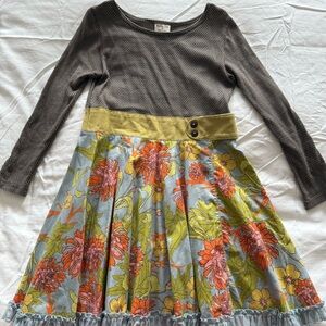 Matilda Jane brown, floral Kids Dress